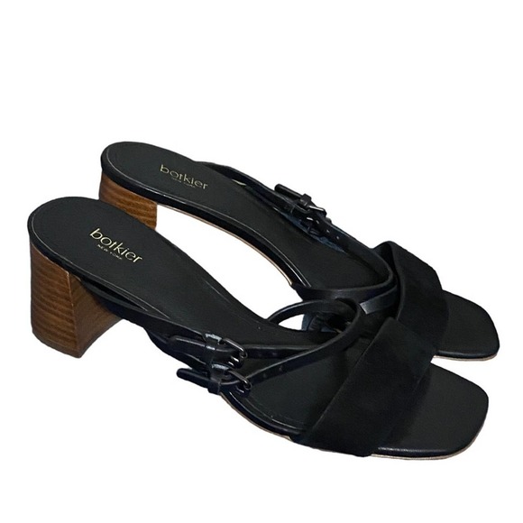 Botkier dune suede sandal size 8 block heel square toe - Picture 2 of 9